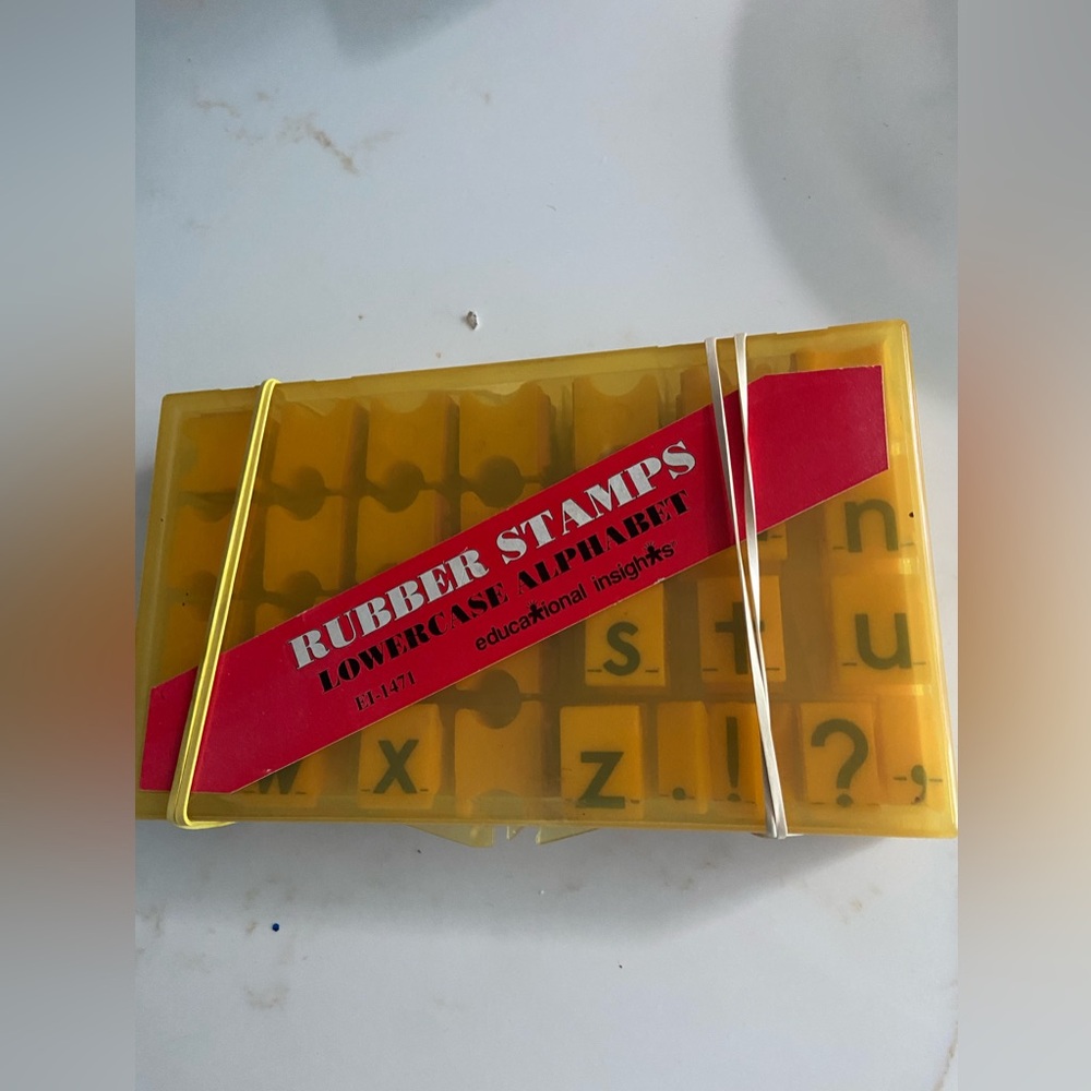 RUBBER STAMPS Lower Case Alphabet